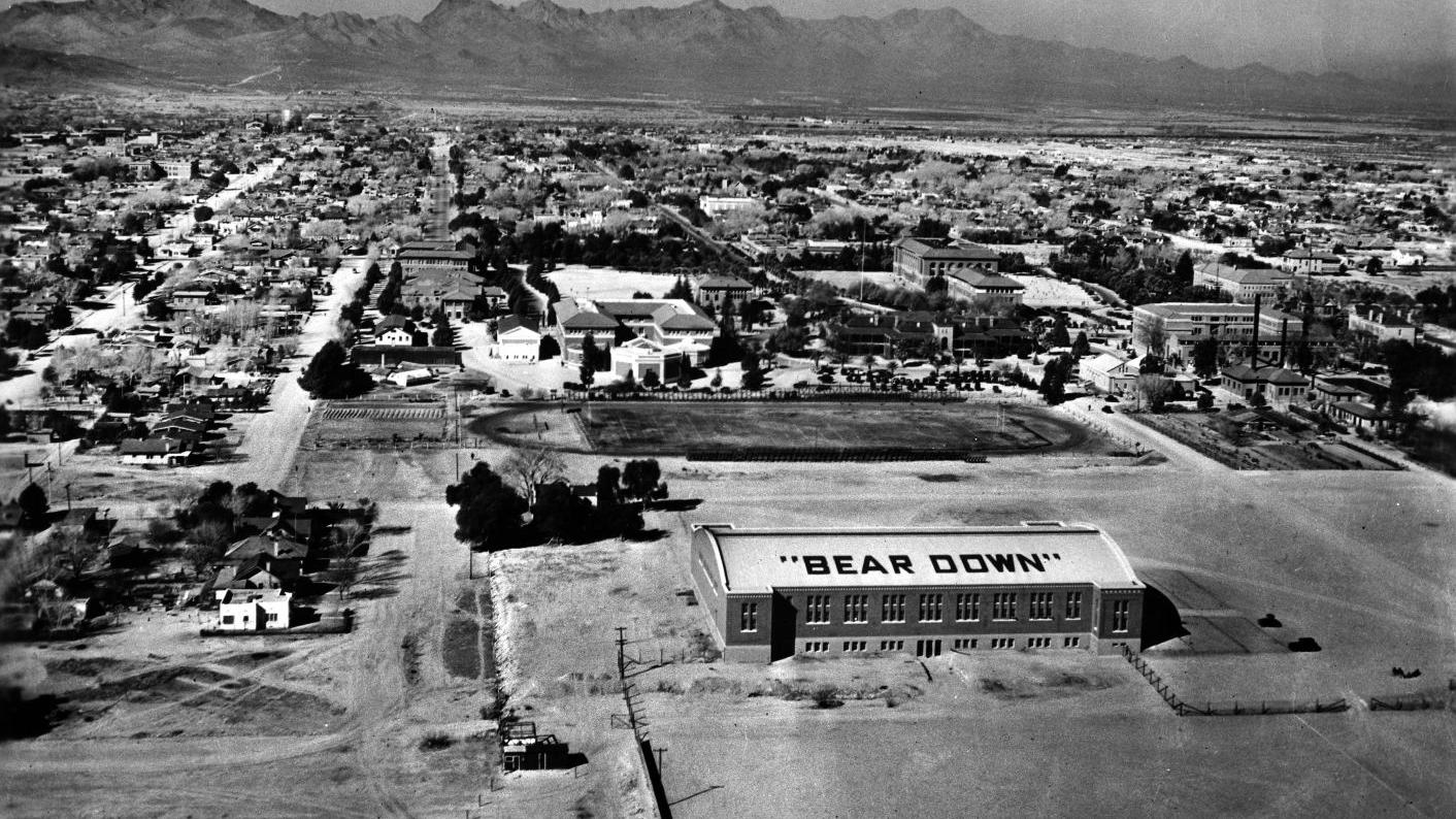 1929 aerial photos of Tucson
